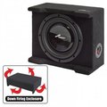 Audiopipe Audiopipe APSB8BDF 8 in. Single Shallow Downfire Sealed Enclosure with Subwoofer APSB8BDF